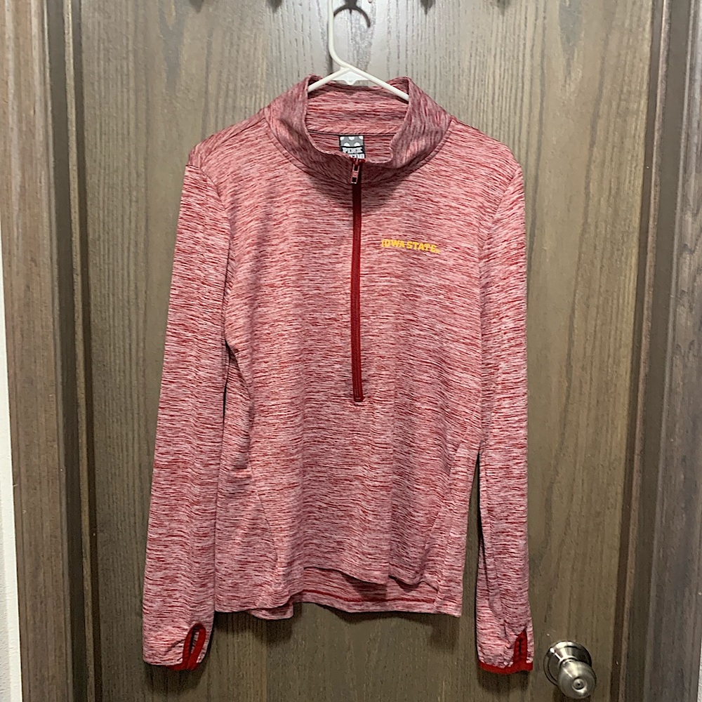 PINK Ultimate Half Zip Cyclone Pullover Size Large - Picture 1 of 3